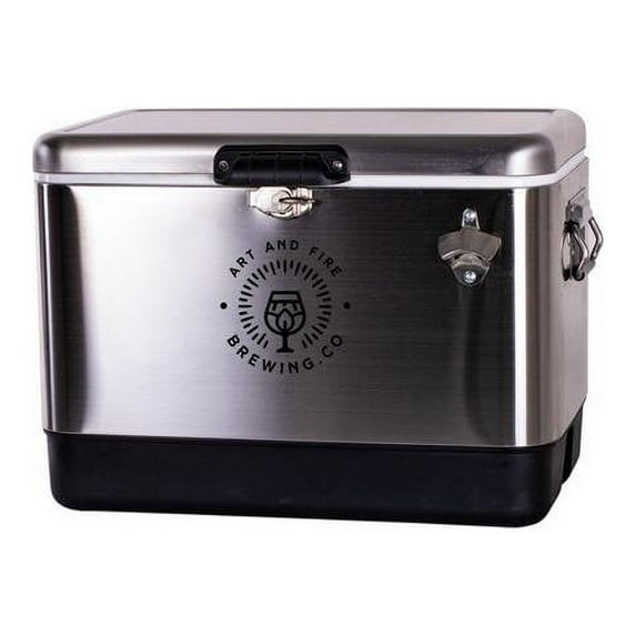Peerless COL54Q -STAINLESS 54 qt. Cooler, Stainless Steel