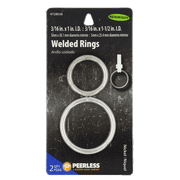 Peerless Chain Assorted 2 Pack Zinc Welded Rings, #4728038