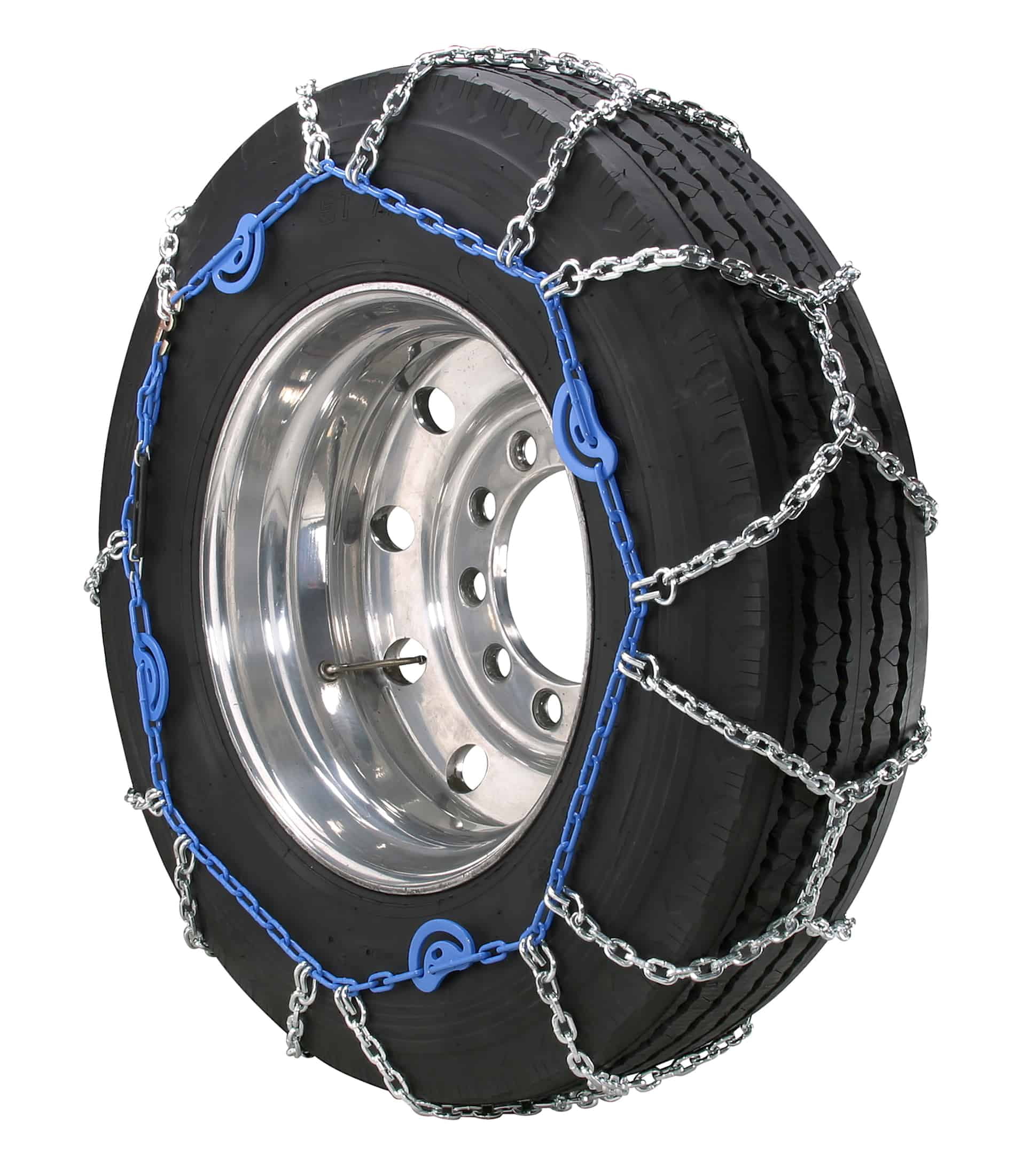 Peerless Chain Diamond Blue Alloy Truck Tire Chains with Cams, #DB2141