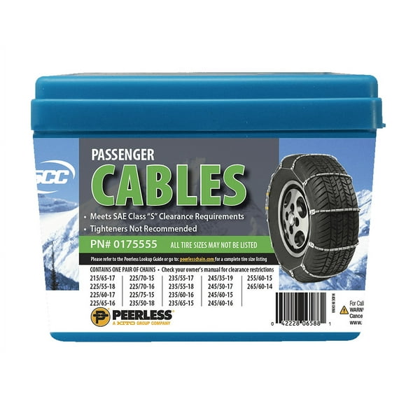 Peerless Chain Passenger Tire Cable, #0175555
