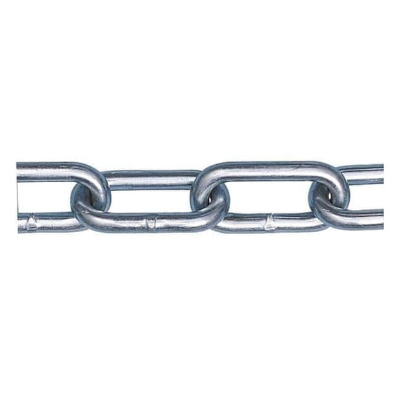 Peerless Chain Straight Link Coil Chains,7/0,100ft L PEE-6047032
