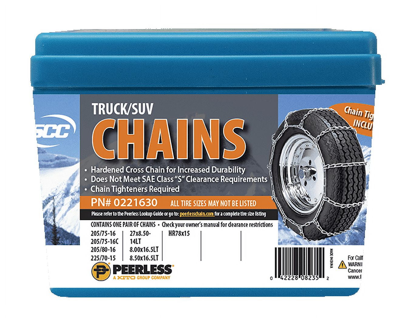 Peerless Chain Truck Tire Chain, #0221930