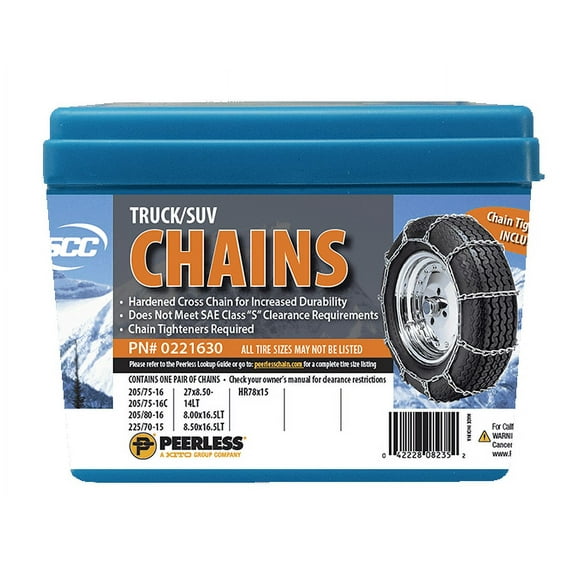 Peerless Chain Truck Tire Chains, #0221630