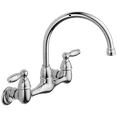 thumbnail image 1 of Peerless Claymore Two Handle Wall-Mount Kitchen Faucet in Chrome P299305LF, 1 of 5