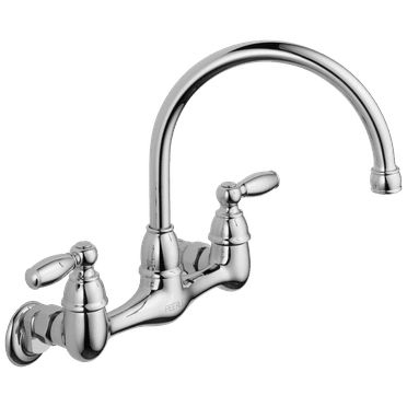 Delta Faucet Peerless Claymore™ Two Handle Wall Mounted Kitchen Faucet