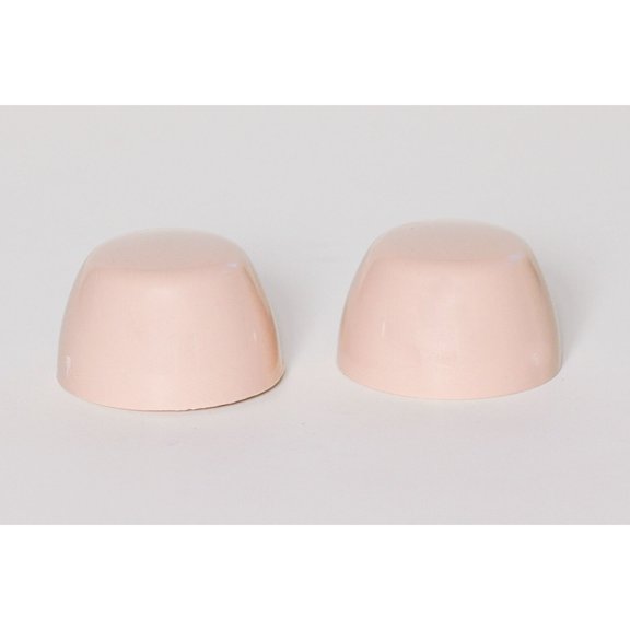 Peerless Color Replacement Plastic Toilet Bolt Caps - Set of 2 - Venetian Pink