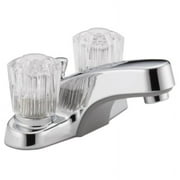 Peerless Core Chrome Two Handle Lavatory Faucet 4 in.
