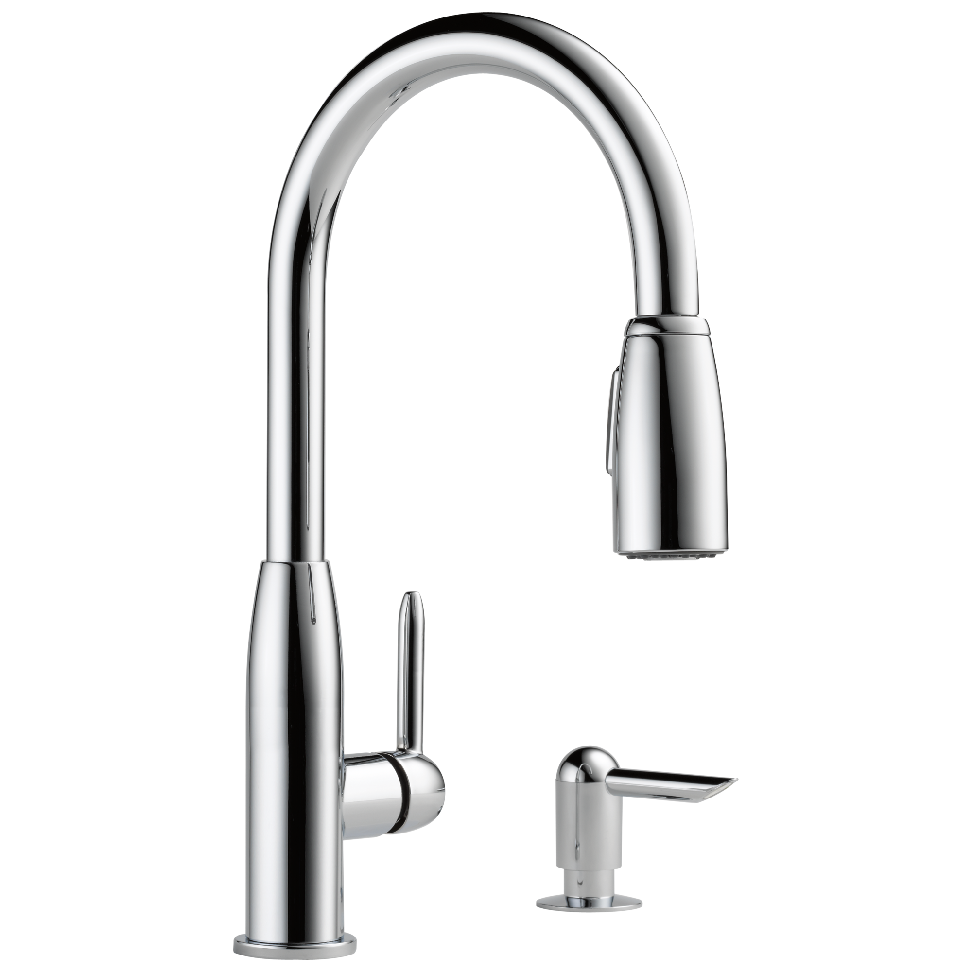 Peerless Core Kitchen Single Handle Pull-Down Faucet in Chrome P88103LF-SD-L - image 1 of 11