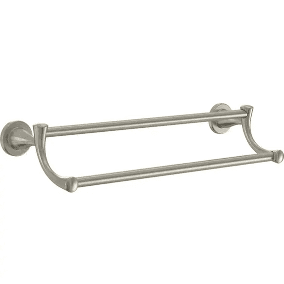 Peerless DTB25-BN Brushed Nickel Bath 24" Double Towel Bar