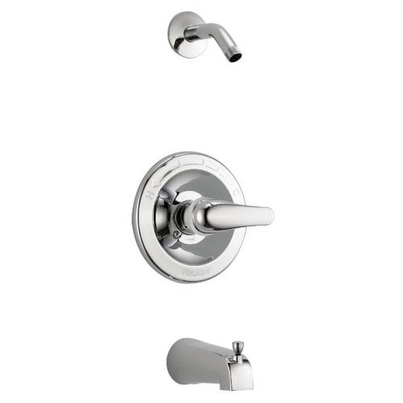 Peerless Ptt188753-Lhd Core Tub And Shower Arm Combo - Chrome