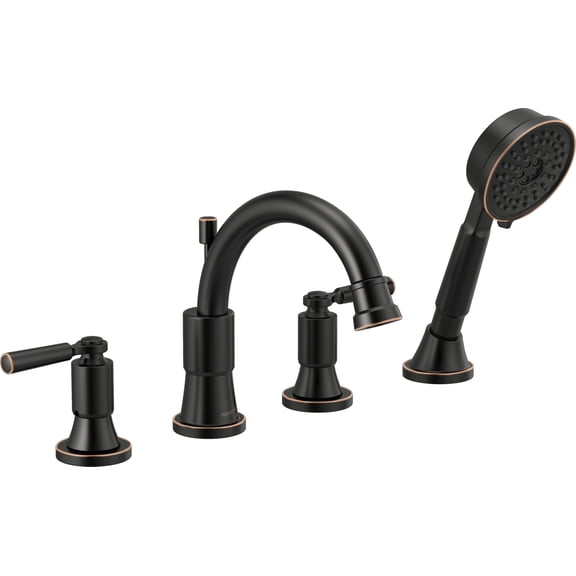 Peerless Ptt4523 Westchester Deck Mounted Roman Tub - Bronze