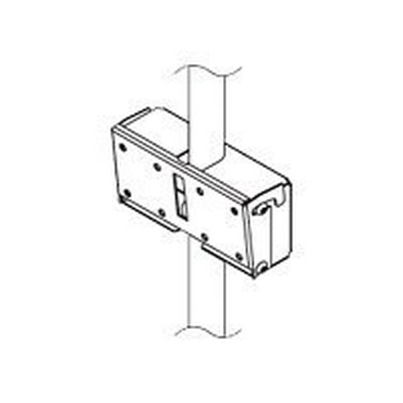 Peerless Mis-acc201 Tilt And Swivel Double Stack Box - 225 Lb - Black