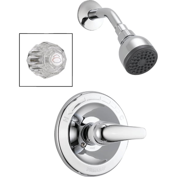 Peerless P188710 Classic Complete Shower with Combo Handles, Chrome
