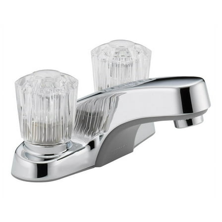 Peerless Core Chrome Two Handle Lavatory Faucet 4 in.