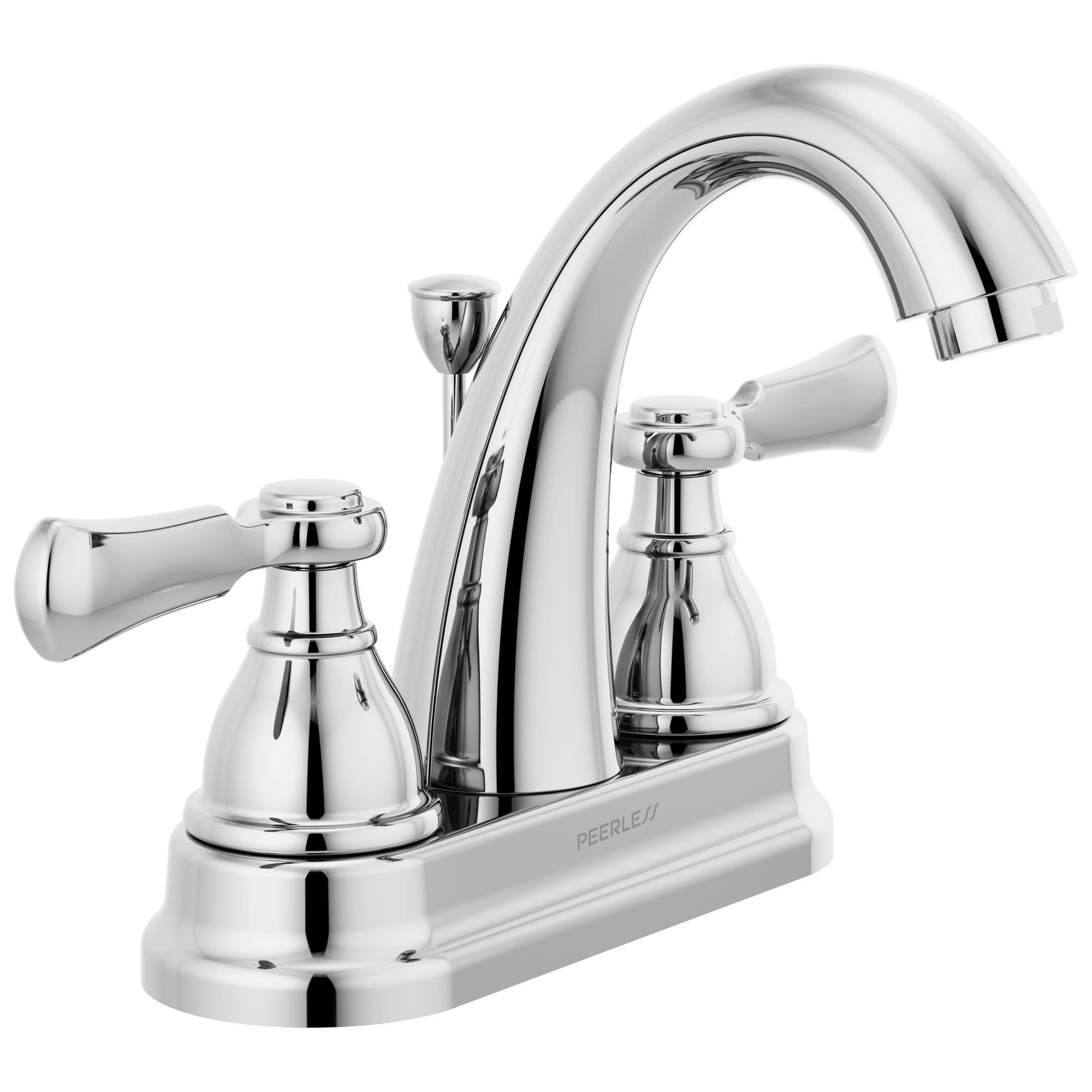 Elmhurst Traditional Chrome 2-Handle Centerset Bathroom Faucet