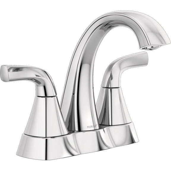 Peerless P2635LF Parkwood Two Handle Lavatory Faucet Centerset, Chrome