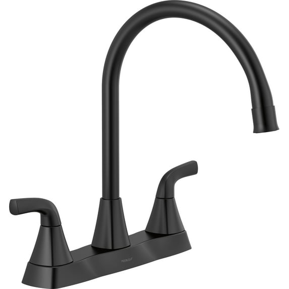 Peerless P2935lf Parkwood 1.5 GPM Widespread Kitchen Faucet - Black
