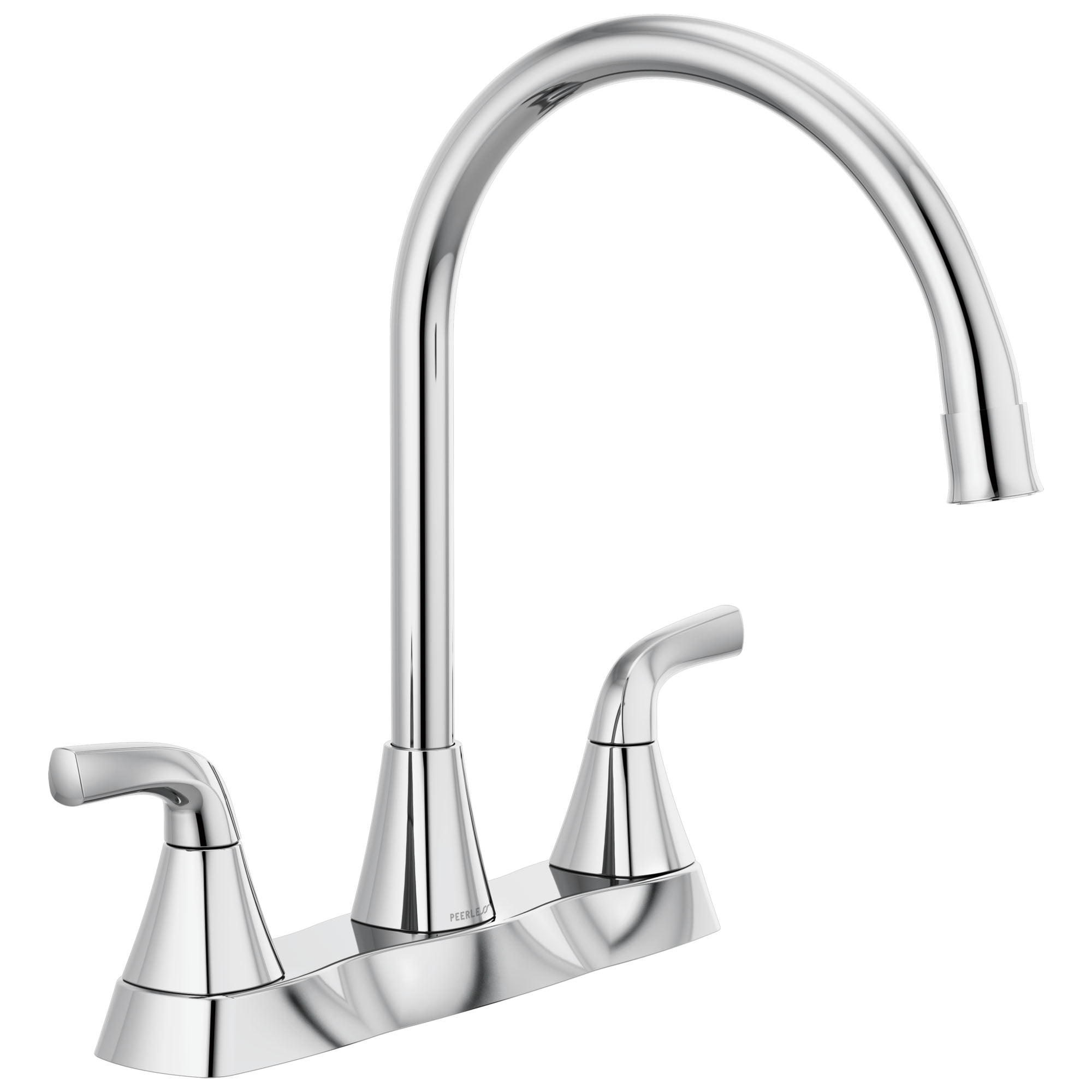 Parkwood Chrome Double Handle High-Arc Kitchen Faucet
