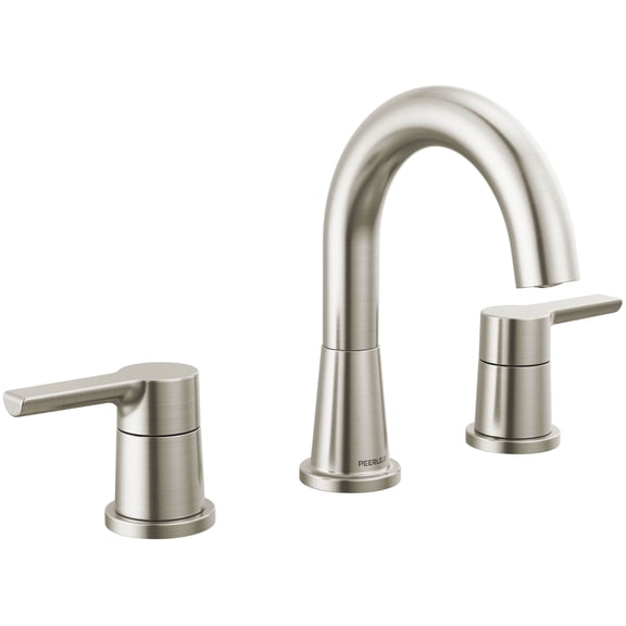 Peerless P3512LF-BN Flute 1 GPM Widespread Bathroom Faucet - Nickel