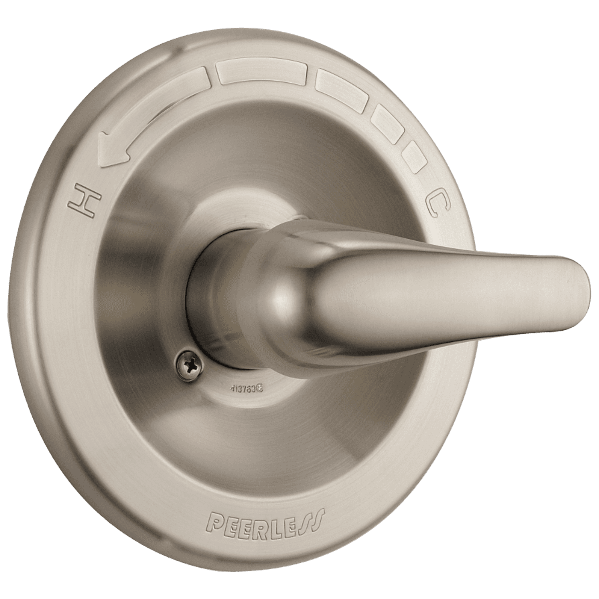 Brushed Nickel Single Lever Thermostatic Faucet Trim