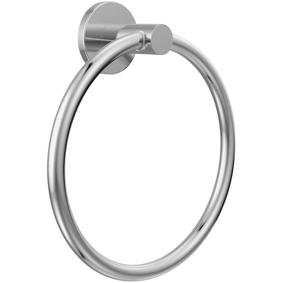 Peerless PA347 Precept 6-9/16" Wall Mounted Towel Ring - Chrome