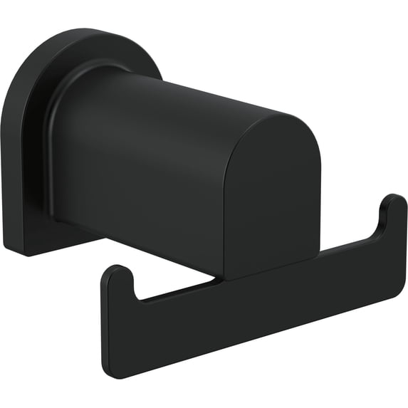 Peerless PA419-BL Xander Double Robe Hook - Black