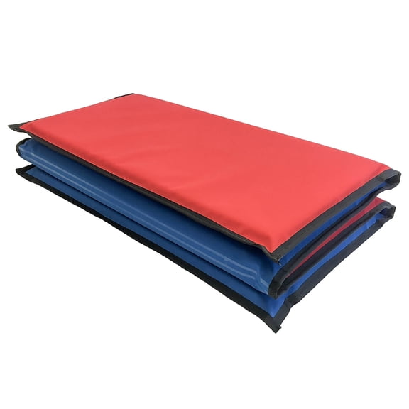 Peerless Plastics EnduroMat KinderMat 1" x 24" x 48" Polyester Reinforced Vinyl RD/BE PZ-EM1