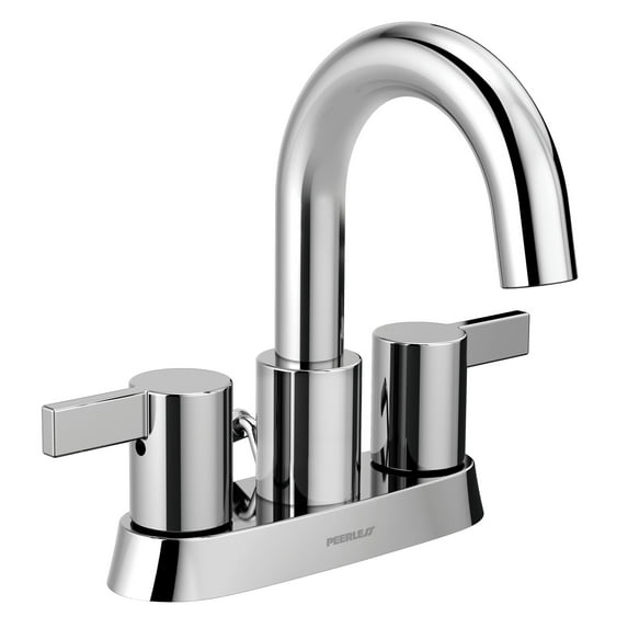 Peerless Precept Two Handle Centerset Bathroom Faucet in Chrome P299102LF