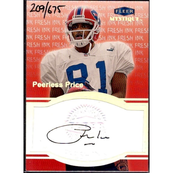 Peerless Price Card 1999 Fleer Mystique Fresh Ink #26