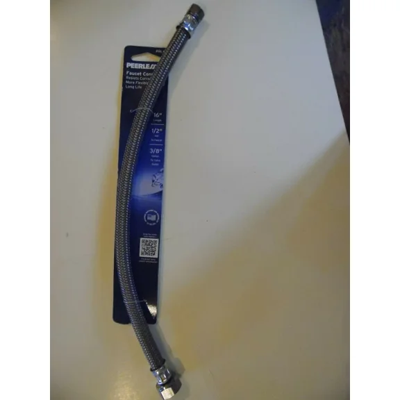 Peerless Prl117 16" Flexible Polymer Braided Faucet Connector