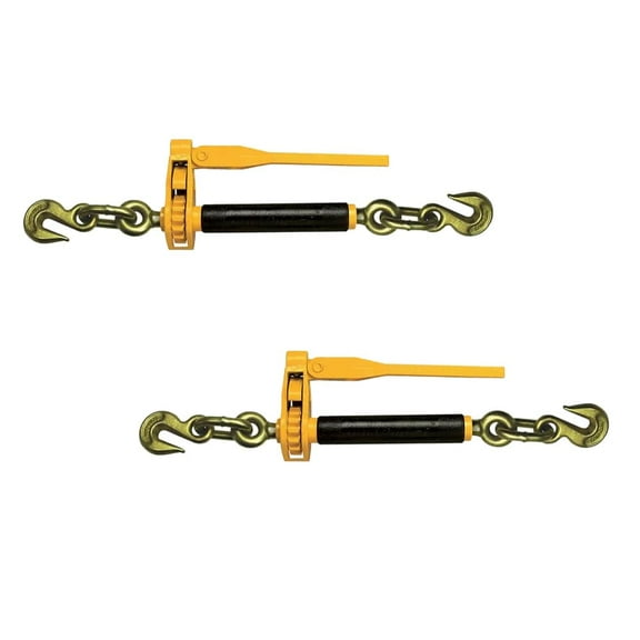 Peerless QuikBinder H5125-0658 Ratchet Load Binder Tow Chain 5/16-3/8 - 2 Pack