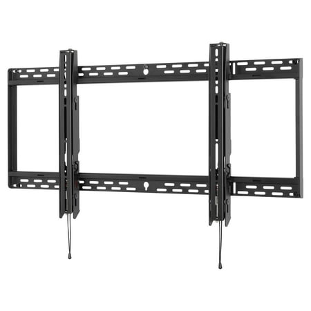 Peerless-AV - Security SmartMount® Universal Flat Mount For 46" to 90" TV's - Semi-gloss Black, Black