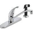 thumbnail image 1 of Delta Faucet Core Single-Handle Kitchen Faucet With Side Sprayer, Chrome P115LF - Lever Handle, 1 of 4