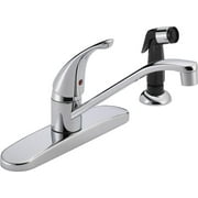 Peerless Single-Handle Kitchen Sink Faucet with Side Sprayer, Chrome P115LF