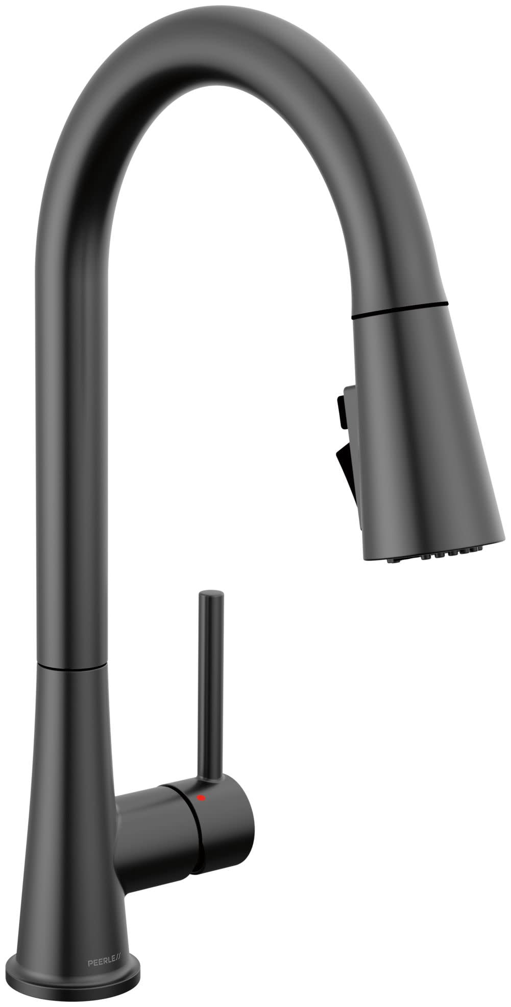 Precept Matte Black Single Handle Pull-down Kitchen Faucet with Sprayer