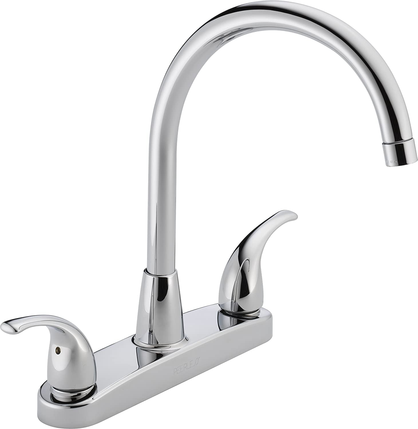 Peerless Tunbridge 2Handle Kitchen Sink Faucet, Chrome P299568LF