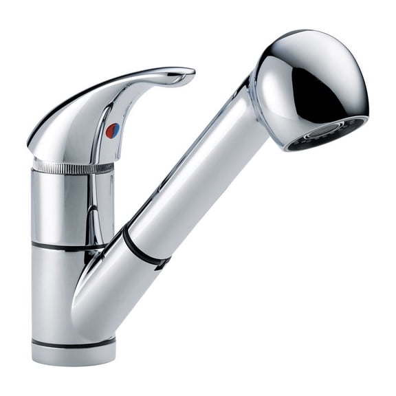 Peerless Tunbridge Tunbridge One Handle Chrome Pull Out Kitchen Faucet