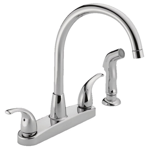 Peerless Tunbridge Two Handle Kitchen Faucet in Chrome P299578LF