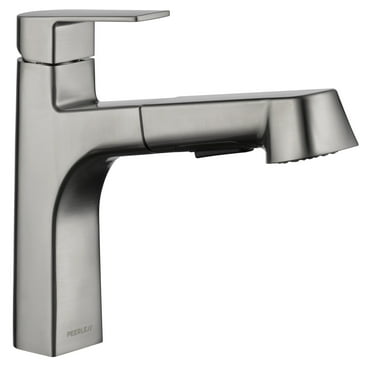 Peerless Xander Single Handle Pull-Out Sprayer Kitchen Faucet in Stainless P6919LF-SS