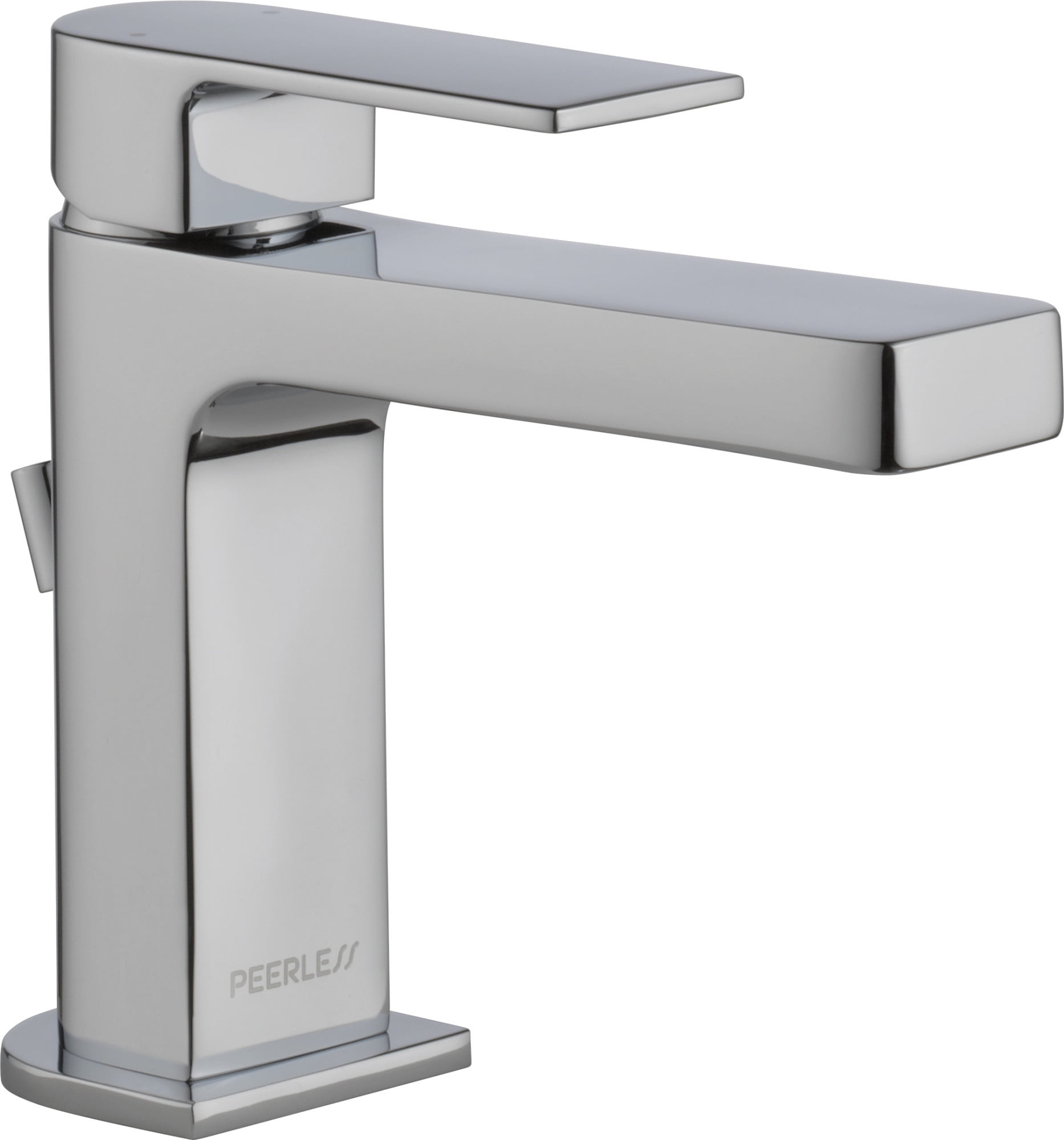Xander Chrome Single Handle Bathroom Faucet with Deck Plate