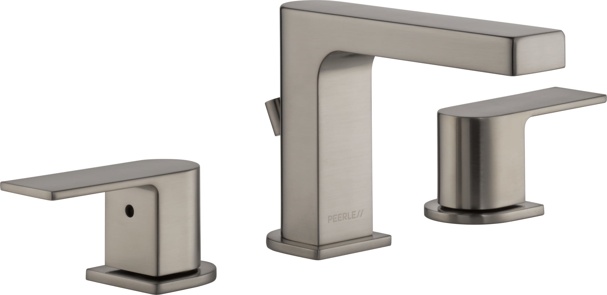 Xander Brushed Nickel Widespread Bathroom Faucet with Drain