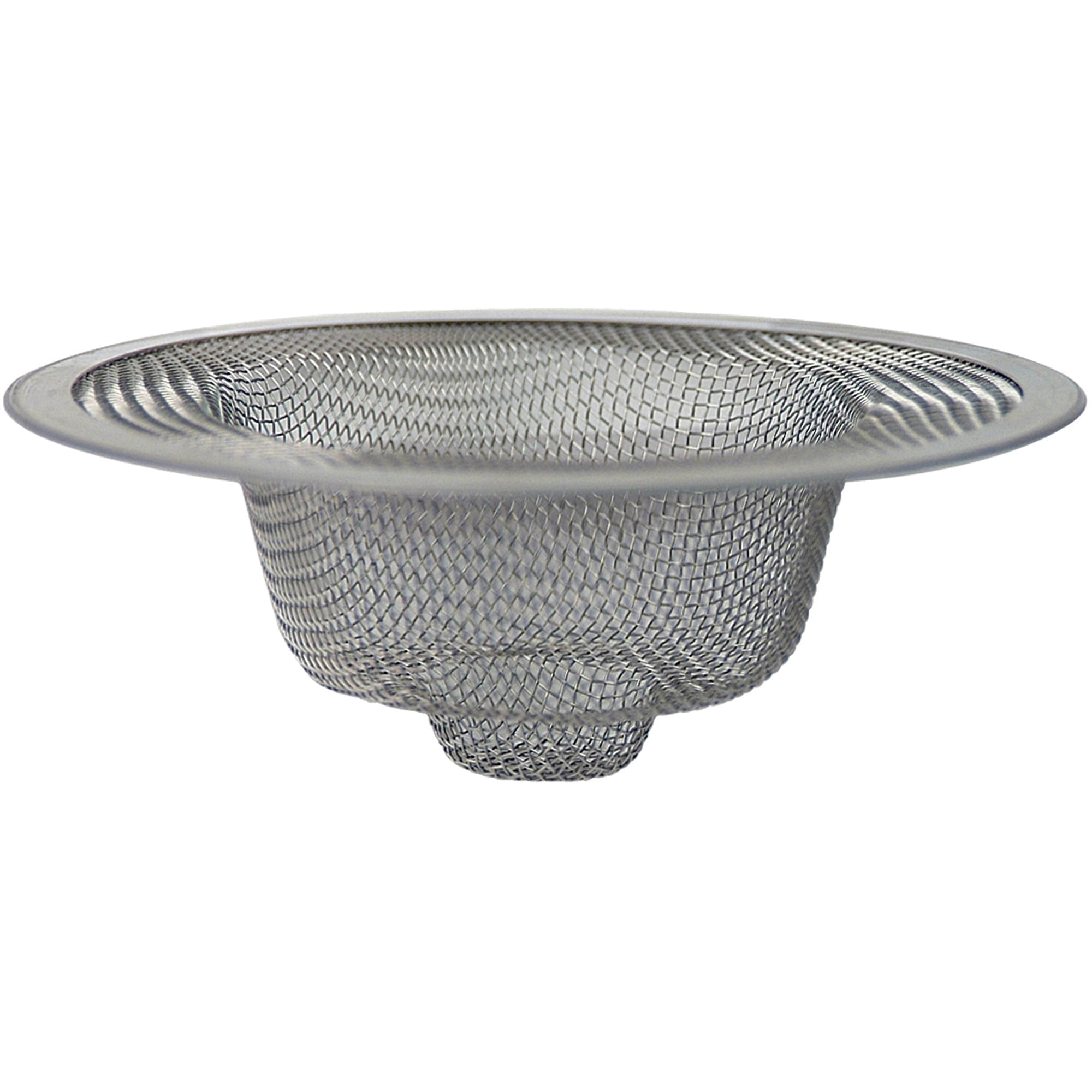 Peerless univeral Stainless Steel 4-3/8 in. mesh strainer.
