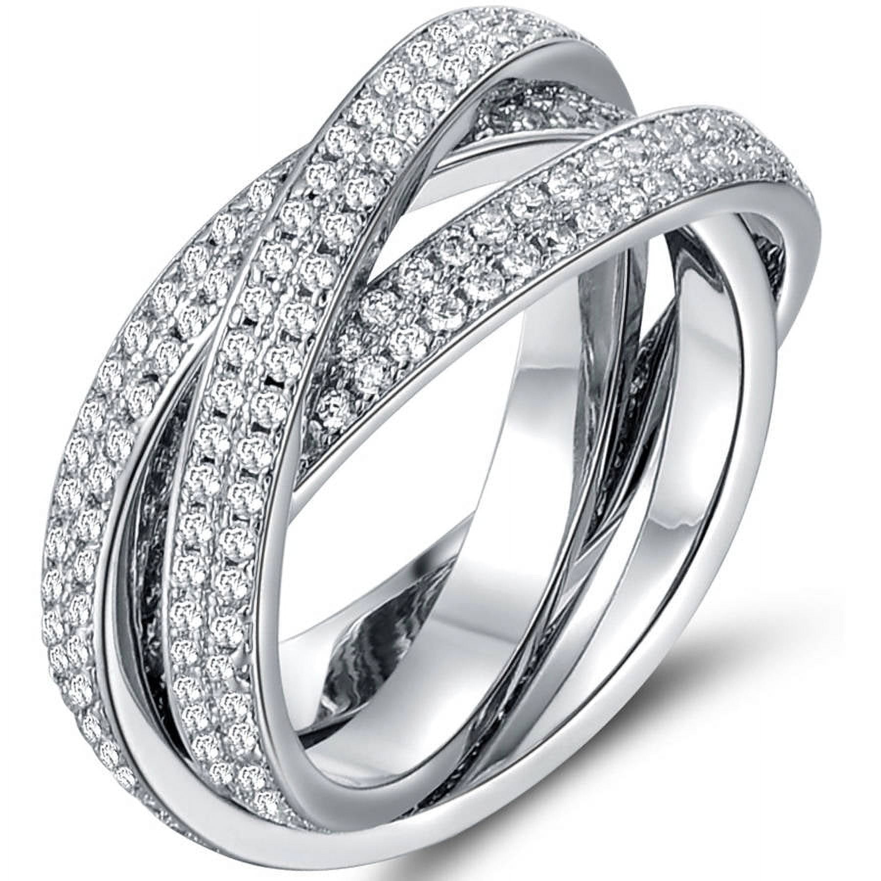 Cz rolling best sale ring