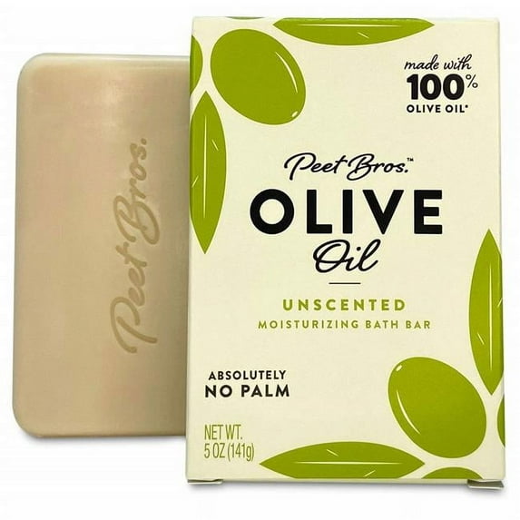 Peet Bros KHCH00354336 5 oz Olive Oil Unscented Bath Bar