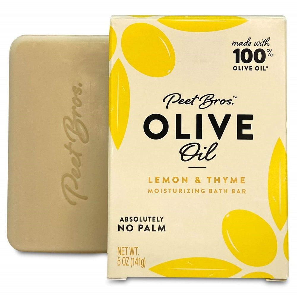 Peet Bros KHCH00354343 5 oz Olive Oil Lemon & Thyme Bath Bar