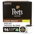 thumbnail image 1 of Peet,S Coffee, Dark Roast Decaffeinated Coffee K-Cup Pods For Keurig Brewers - Decaf House Blend 96 Count (4 Boxes Of 24 K-Cup Pods), 1 of 3