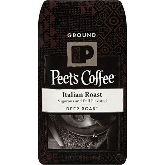 Peet,S Coffee Italian Roast Ground Dark Roast, 12-Ounce Bag (Pack Of 3)