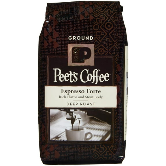 Peet,S Ground Coffee, Espresso Forte, 12-Ounce