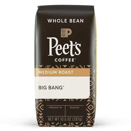 Peet's Coffee BigEGSC Bang, Medium Roast Whole Bean Coffee, 10.5 oz