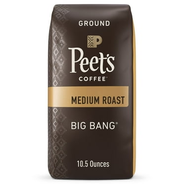 Peet's Coffee Big Bang Premium Medium Roast Ground Coffee, Arabica, 10.5 oz